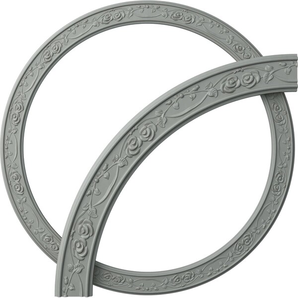 Ekena Millwork 41-in. OD x 34 1/4-in. ID x 3 3/8-in. W x 3/4-in. P Flower Ceiling Ring Kit CRK41FL - main
